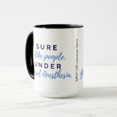 Mug Bien sûr que j'aime les gens sous l'anesthésie gén (Devant gauche)
