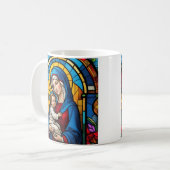 Mug Bienheureuse Mère Marie et Bébé Jésus - Vierge Mar (Devant gauche)