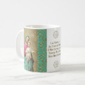 Mug Bienheureuse Mère tenant la Prière Jésus de l'Enfa (Devant gauche)