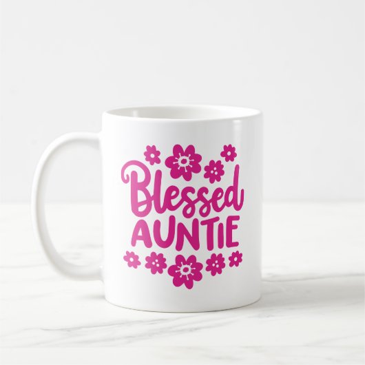 Mug "Bienheureuse Tante" (Gauche)