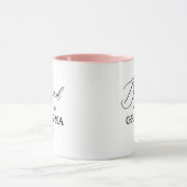 Mug Bienheureux moderne d'être appelé la fête des mama (Centre)
