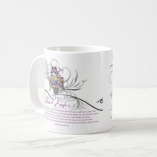 Mug Bienheureux Pâques (Devant gauche)