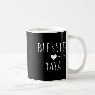 Mug Bienheureux Yaya Chemise Mères Cadeaux de la Journ