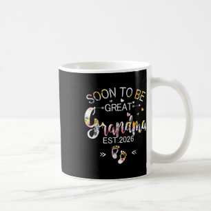Mug Bientôt Être Grand Grand-Mère 2026 Fête Des Mères