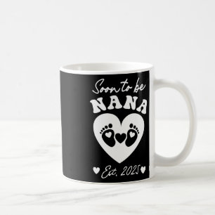 Mug Bientôt Être Nana 2025 Fête des mères Première Mam