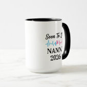 Mug Bientôt grand-mère 2026, NANNI, MIMI (Devant droit)