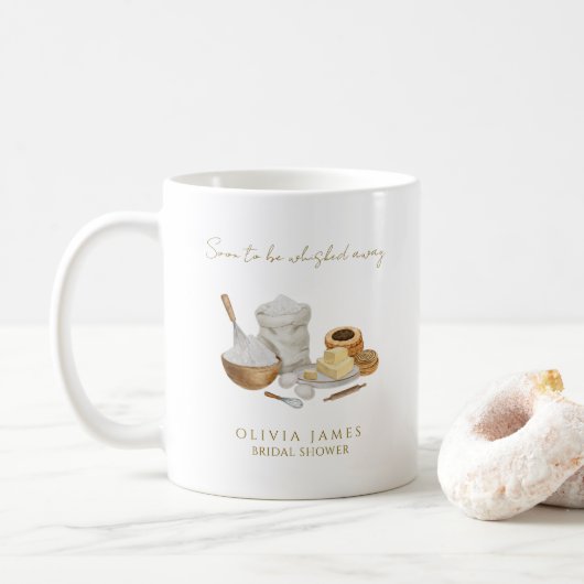 Mug Bientôt on va retirer la douche de nuptiale (Avec donut)