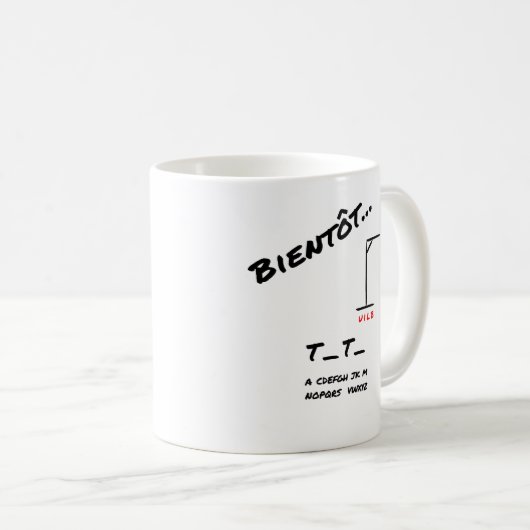 Mug Bientôt tata (Devant droit)