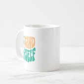 Mug Bienveillant envers vous-même Message positif de p (Devant gauche)