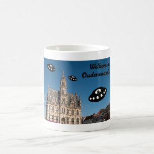 Mug Bienvenue à Audenarde. Les ovnis vous souhaitent l
