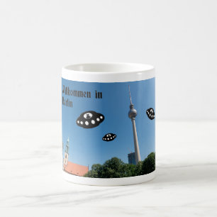 Mug Bienvenue à Berlin. Visiteurs extraterrestres