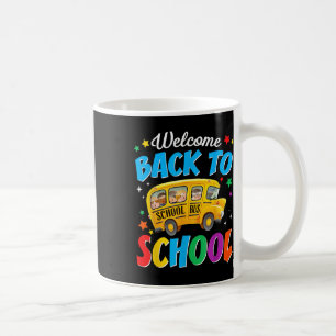 Mug Bienvenue à bord du bus scolaire pour le premier j