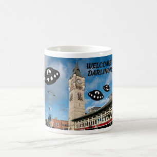 Mug  Bienvenue à Darlington avec des extraterrestres 