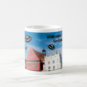 Mug Bienvenue à Greifswald. Visite extraterrestre