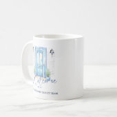Mug "Bienvenue à la maison" Cadeau client immobilier (Devant gauche)