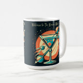Mug Bienvenue À L'Âge Spatiale Atomic Martini Club (Devant droit)