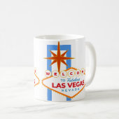 Mug Bienvenue à Las Vegas Nevada blanc (Devant droit)
