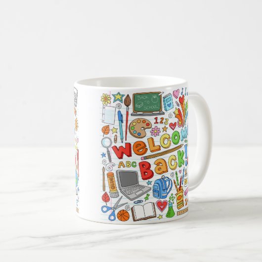 Mug Bienvenue À L'École (Devant droit)