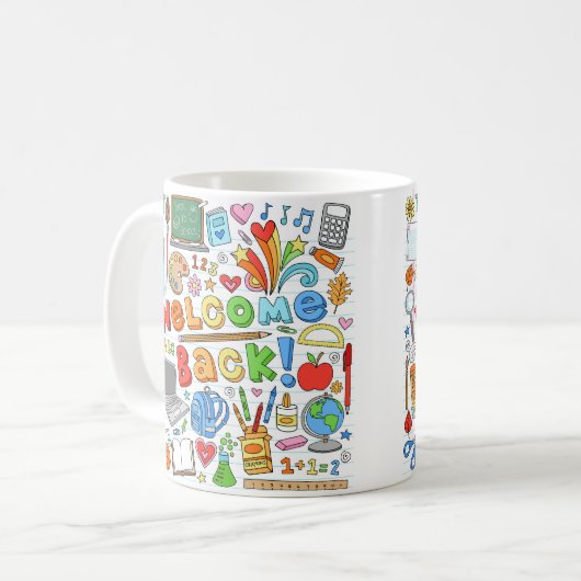 Mug Bienvenue À L'École (Devant gauche)