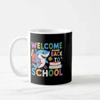 Mug Bienvenue à l'école 2024-2025 Requin Drôle
