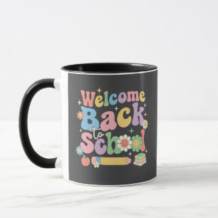 Mug Bienvenue à l'école pour le premier jour d'école E