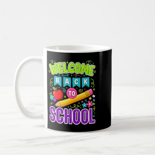 Mug Bienvenue à l'école, premier jour d'école (Gauche)
