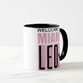 Mug Bienvenue à Miami Leo 10 - GOAT (Devant droit)