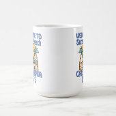 Mug Bienvenue à Sunset Beach - Vibes Vintages (Centre)