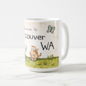 Mug Bienvenue à Vancouver WA (Devant droit)