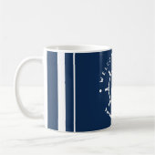 Mug Bienvenue Ancre Bleue Nautique Bateau à voile Cust (Gauche)