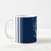 Mug Bienvenue Ancre Bleue Voilier nautique Bateau do-i (Gauche)