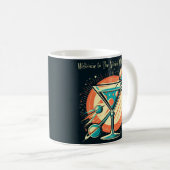 Mug Bienvenue au club Atomic Martini Space Age (Devant droit)
