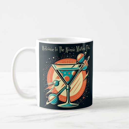 Mug Bienvenue au club Atomic Martini Space Age (Gauche)