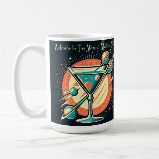 Mug Bienvenue au club Atomic Martini Space Age (Gauche)