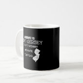 Mug Bienvenue Au New Jersey Ne Vous Inquiète Pas Nous  (Devant gauche)