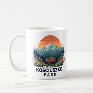 Mug Bienvenue au parc national australien Kosciuszko