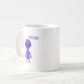 Mug Bienvenue au Pixel Alien Joueur (Devant gauche)