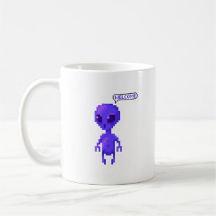 Mug Bienvenue au Pixel Alien Joueur