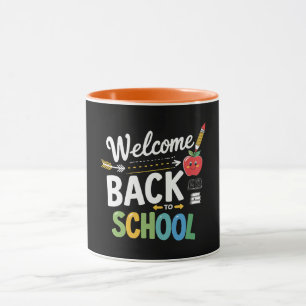 Mug Bienvenue au premier jour d'école pour les enseign