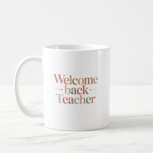 Mug Bienvenue au professeur (Gauche)