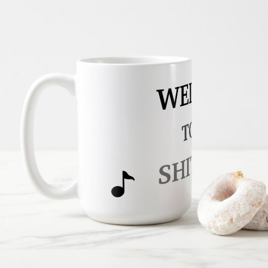 Mug Bienvenue au shitshow (Avec donut)