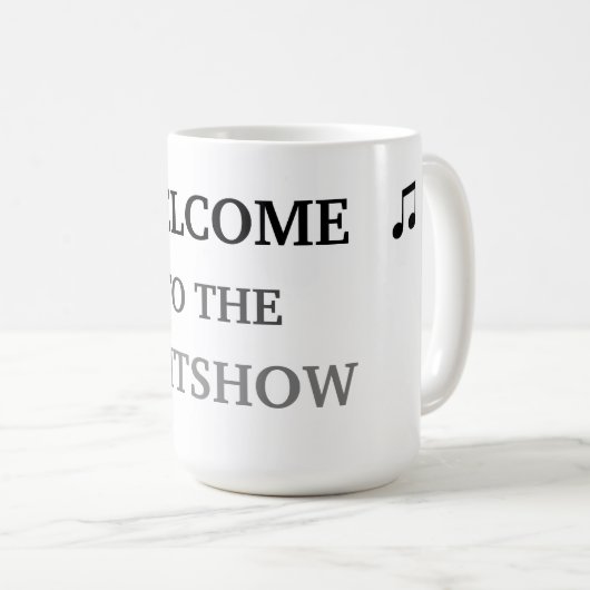 Mug Bienvenue au shitshow (Devant droit)