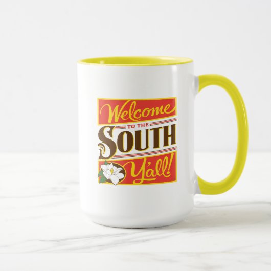 Mug Bienvenue Au South Y'all (Droite)