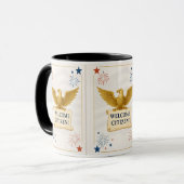 Mug bienvenue Camouflages citoyens (Devant gauche)