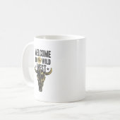 Mug Bienvenue chez Wild West Western Cowgirl Coffee (Devant gauche)