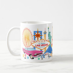 Mug Bienvenue dans la fabuleuse ville de Las Vegas