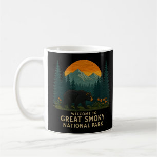 Mug Bienvenue dans le parc de la Broderie Great Smoky