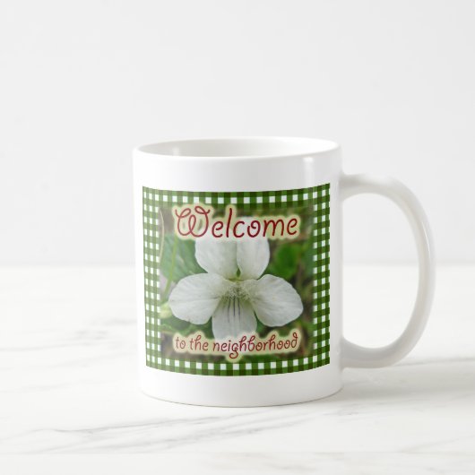 Mug Bienvenue dans le quartier White Violet (Droite)