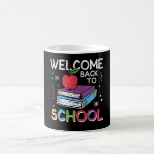 Mug Bienvenue dans les livres de classe tableau noir e