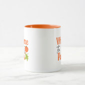 Mug Bienvenue dans notre Patch Wordart Fall (Centre)